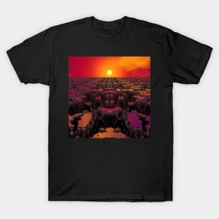 Sci Fi Sunset T-Shirt